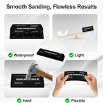 7pcs Sanding Block Kit EVA Foam Wet Dry Sandpaper for Woodworking Automotive Car Bodywork