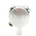 Portable MSK-V6-2 Vertical Antenna Balun Base 7-30MHz SWR ≤1.5 M10 SO239 Connector for Multi-Band Communication