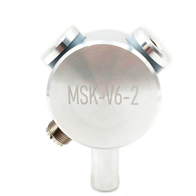 Portable MSK-V6-2 Vertical Antenna Balun Base 7-30MHz SWR ≤1.5 M10 SO239 Connector for Multi-Band Communication