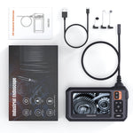4.3 inch 8mm IPS HD Screen Car Endoscope Camera with Light Borescope 2000mah Sewer Camera 1080P HD Inspection Camera for Home/Pipe/Automotive