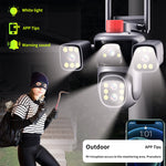 Q840 20MP 10X Optical Zoom Four Screens WiFi IP Camera Wireless Outdoor Five Lens PTZ Full Color Night Vision Auto Tracking Two-way Audio Waterproof CCTV Camera
