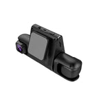 1080P Triple Lens Car Dash Cam Dashcam Front  Inside & Rear HD Car DVR 120° Angle Loop Recording Gravity Sensor