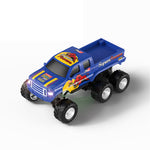 LinkMejor Q235 Q236 YW RTR Q Version 1/64 2.4G RWD Mini Alloy RC Car Six Wheel Off-Road Pickup Truck LED Light Support App Remote Control Three Speed Vehicles Models Pocket Toys Desktop Collection Gift For Boys