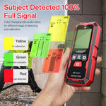 LinkMejor NF-5101 Wall Scanner Stud Finder 5-in-1 High Precision Detector Metal Wood Live Wire Locator LCD Display IP54 Waterproof Automatic Calibration