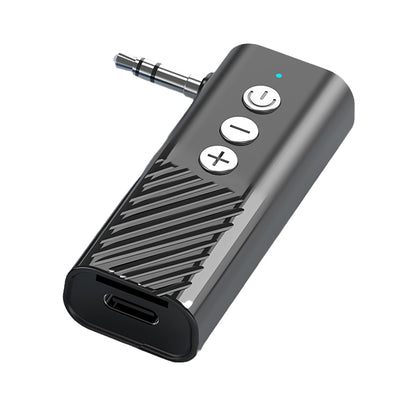 D28 3 in 1 bluetooth Transmitter Receiver 3.5mm Audio AUX Adapter Supports TF Card Hand-Free Call for Car Speaker