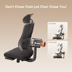 Newtral MagicH-BP Ergonomic Chair with Footrest - Home Office Desk Chair with Auto-Following Lumbar Support, 4D Armrest, Seat Depth & Height Adjustable, 96°-136° Reclines