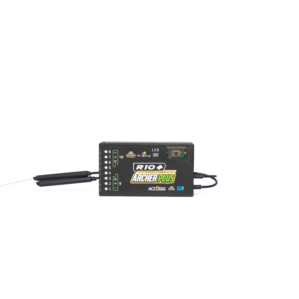 FrSky ARCHER PLUS R10+ 2.4GHz ACCESS & ACCST D16 Mode RC Receiver With OTA Function for FrSky TARANIS X9D/X9D Plus/X9E/X-Lite/Q X7 RC Transmitter