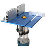 Router Table Insert Plate Router Lift 240x200x5mm for 65mm Diameter CNC Woodworking Universal Trimmer Table Bench