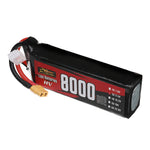 LinkMejor Power 11.4V 8000mAh 60C 3S LiPo Battery XT60 Plug for RC Drone