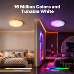 MOES ZL5235TD Zigbe Smart Ceiling Light 23W 2500LM RGBCW 1800-6500K Tuya App Remote Control Work with Alexa Google Home Timer Music Sync Home LED Ceiling Lighting