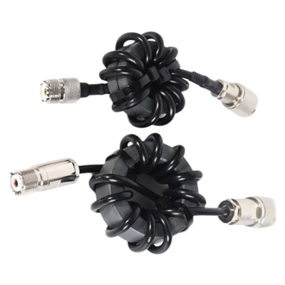 Shortwave Choke Coil Magnetic Ring EM-25 EM-43 HF Radio Accessory 200W 1000W Noise Suppression Electromagnetic Interference Reduction