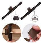 Flat/Round Bottomed Ebony Hand Plane 265mm Round Handle Straight Line Type Wood Planer Woodworking Trimming Push Plane Tools