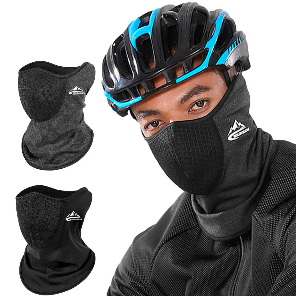 Golovejoy Winter Breathable Windproof Anti-smog Cycling Mask Warm Ear Protection Neck Cover for Outdoor Sports Skiing