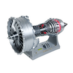 NikolaToy 40cm Middle Size TR900 Turbofan Engine Model Desktop Decorations Science Education Discovery Toys Children Gifts