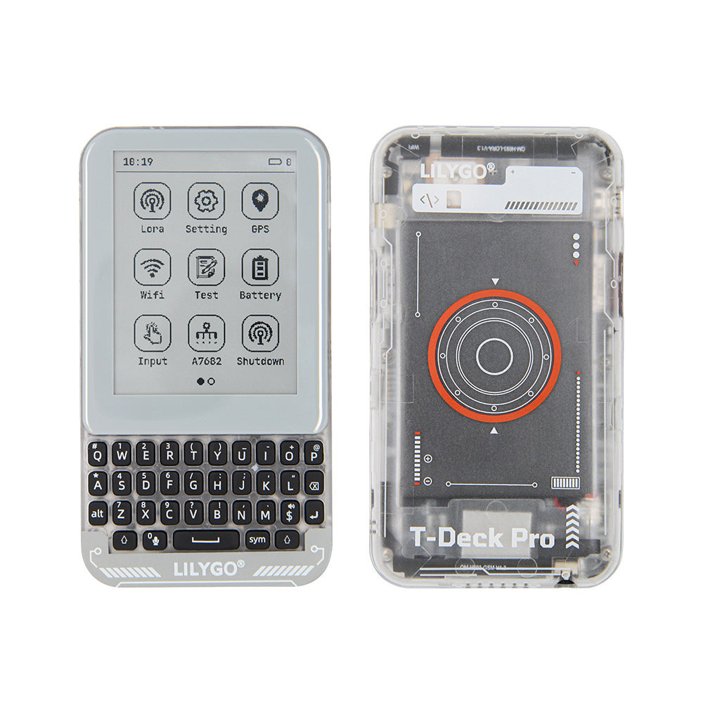 LinkMejor® T-Deck Pro ESP32-S3 Development Board 4G/PCM5102A/LoRa/GPS E-Paper Touchscreen QWIIC Interface IoT Communication Device