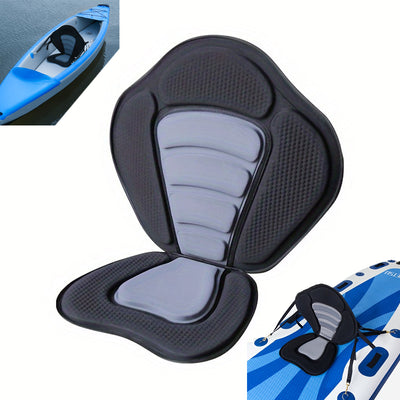 WaveRite Adjustable Universal Inflatable Paddle Board Seat Kayaking Chair Padded Detachable Canoe Backrest Drifting Base Chair Outdoor Antiskid EVA Kayak Seat Portable Surfboard Accessories