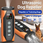 SD01 Dog Repeller Ultrasonic Dog Training Device Stop Anti Barking Handheld Portable 4in1 Beep With LED Flashlight Pets Dog Trainer
