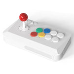 LinkMejor FROG Y5A Three Mode Arcade Fighter Stick for PC Android iOS Switch PS3 Linux with Blue Switch Mechanical Joystick Turbo Function Professional Fight Stick Arcade Game Controller