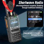 LinkMejor BJ-7800 10W Walkie Talkie Long Range SW MW LW AM SSB CB Receive Wireless bluetooth Programming NOAA Two Way Radio