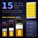 LinkMejor Q6 30000LM LED Car Headlight Bulbs 300W Hi-Low Beam Car Headlamps 6500K Bright White