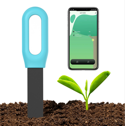 LinkMejor Soil Moisture Temperature Sensor Bluetooth 4.1 For Zigbee  Waterproof Compatible with Android iOS Smart Irrigation