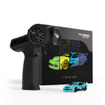 Turbo Racing C74 RTR 1/76 2.4G RWD Mini Drift RC Car Full Proportional LED Light Upgrade Chassis TC06 Miniature Professional Vehicles Models Super Micro Remote Control Toys