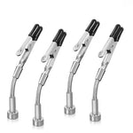 2Pcs 4Pcs Magnetic PCB Holder Flexible Metal Arms Soldering Station Fixture 360 Degree Rotating Alligator Clips Heavy Duty Tool for Electronics Repair Jewelry Crafting