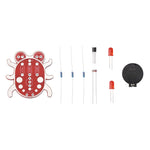 Electronic DIY Weevil Eye LED Light Kit Multiple Color Easy Assembly Student Experiment DIY Light Module Kit for Soldering