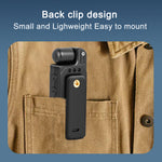 Y9 1080P Back Clip Portable Sports Camera 2K WiFi Infrared Night Vision Digital Video Recorder with 180° Rotary Lens Police Small Camcorder