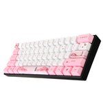 LinkMejor 72 Keys Girl Keycap Set OEM Profile PBT Sublimation Keycaps for Mechanical Keyboards