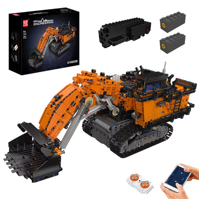 Mould King 17100 RC EX8000 Mining Excavator Technical Enginerring Truck Model Building Block Brick Assembly Kit Kids Christmas Gift