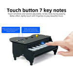 HU-098 DC5V DIY Electronic Keyboard Kit 7-Key Touch Dual Potentiometers 7 LED Rhythm Light Graphical Programming Piano DIY Module for Music Education Project