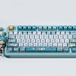 LinkMejor VK75 Tri-mode Mechanical Gaming Keyboard 80-Keys Gasket Structure RGB Lighting JSA Profile 8000mAh 2.4G/bluetooth/Wired Gamer Keyboards for PC Laptop Computer