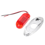 LinkMejor Side Marker Indicator Lights Clearance Lamp DC 24V for Truck Trailer Bus