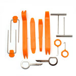 12pcs/set Car Radio Door Clip Panel Trim Dash Audio Removal Open Installer Pry Tool For Auto Vehicle
