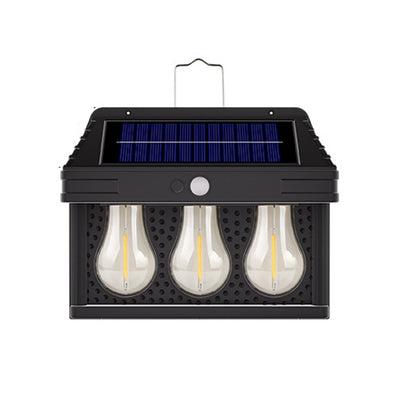 Elfeland HW-779 Solar Light with Motion Sensor 3 Modes Warm Light IP65 Waterproof Solar Lamp Garden Wall Light for Outdoor Use