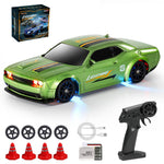 LinkMejor 8500 8501 1/43 2.4G 4WD RTR Full Scale Mini Drift RC Car LED Lights Desktop Vehicle Models