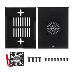 Orange Pi 5 Pro Metal Case Aluminum Alloy Protective Shell Enclosure with Cooling Fan