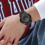 LinkMejor Men Silicone Strap Quartz Watch Waterproof Sports Digital Wrist Watch Casual Luminous Electronic Watch for Men