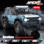 HB Toys R1601-R1612 RTR 1/16 2.4G 4WD Brushless RC Car Rock Crawler Off-Road Climbing Truck Two Speed LED Light Straight Axle Metal Beam Full Proportional Remote Control Vehicles Models Toys