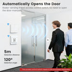 LinkMejor Tuya WiFi Smart 10G Human Radar Motion Sensor Switch Wall Light Switch 2-in-1 Neutral & No Neutral Wire APP Remote Voice Timer Alarm Control for Smart Life APP