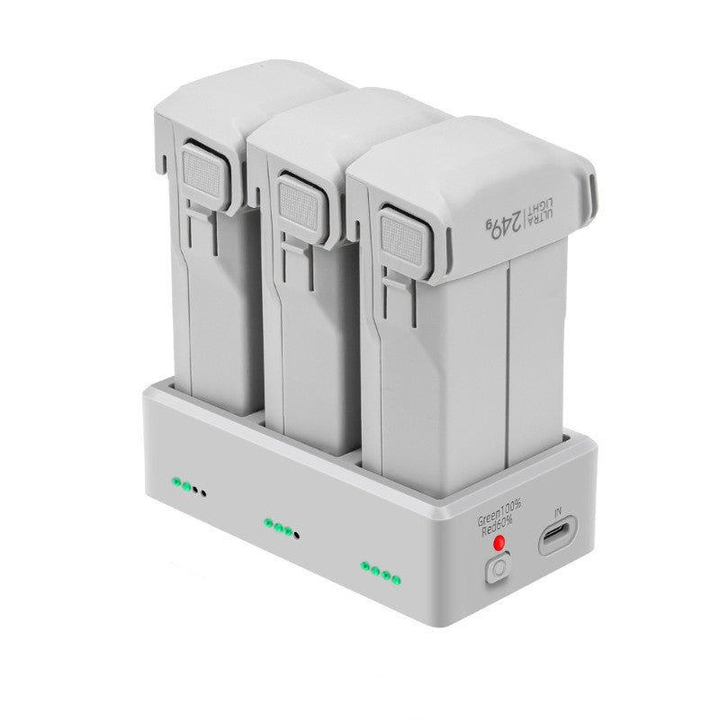 YX 3-in-1 Intelligent Fast Charging Hub 3 Batteries USB Fast Charger Housekeeper for DJI MINI 3 PRO RC Drone Quadcopter