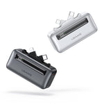 USAMS CD233 20W 4500mAh Dual-Port Plug-in Power Bank Digital Display External Battery Power Supply with 2 Inputs & 2 Outputs Support PD QC AFC FCP SCP Fast Charging for iPhone 16 Pro 15 14 Plus 13 12 Pro Max for Huawei Mate XT for Xiaomi 15pro for Samsung