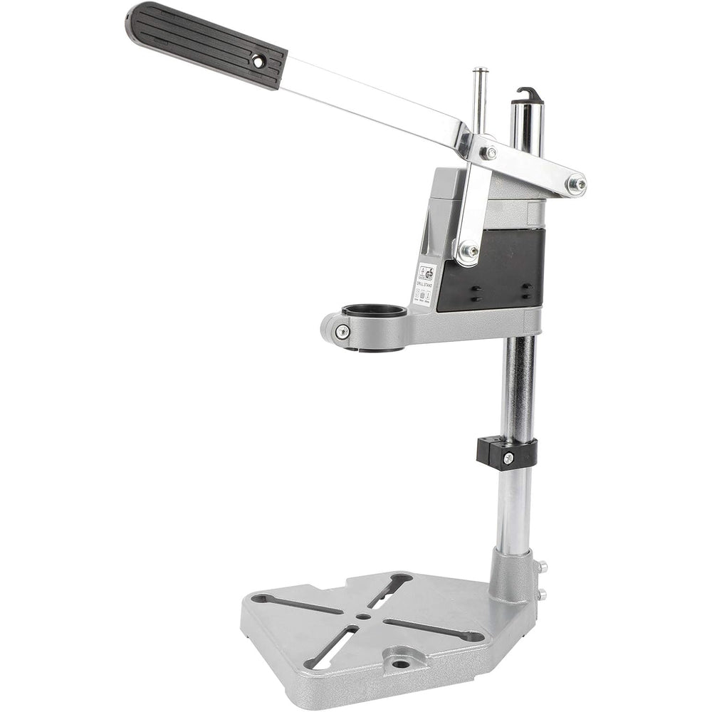 Multifunctional Electric Drill Stand Adjustable Height Clamp Base Frame Precision Drill Holder DIY Tool Press for Woodworking Metalworking Crafting