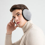 LinkMejor Winter Cycling Ear Warmers with Amplified Sound Thick Fleece Lined Windproof Cold Resistant for Riding Hiking Running