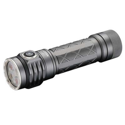 LinkMejor EC300 SST20 2600 Lumens 21700 Rechargeable LED Flashlight With Multi-color RGBW Light For Outdoor Activitives