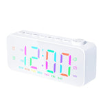 LinkMejor LED Digital Alarm Clock with FM Radio / Dual Alarm / Snooze / External USB Charging Port / Dimmable Night Light For Bedroom / Office