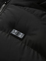 LinkMejor HT-11 11 Areas Unisex Heated Hooded Vest Unisex 3-Gears Temperature Control USB Electric Thermal Vest Winter Outdoor Warm Clothing
