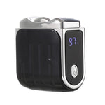 2-in-1 Automatic Nail Clipper Trimmer With Light And 3 Speed Gears Manicure Finger Toe Shaping For Baby Adult And Seniors