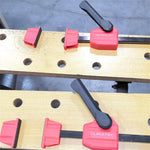 2pcs Bench Dog Clamps for 20mm Dog Holes Quick Release Workbench Clamps With 70KG Clamping Force